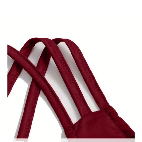 Plus Size Summer Cami Style Top in Red - Picture 5 of 7